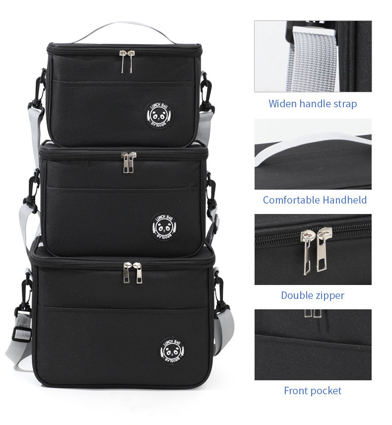 Reusable Insulated Thermal Lunch Bag Women Men Students