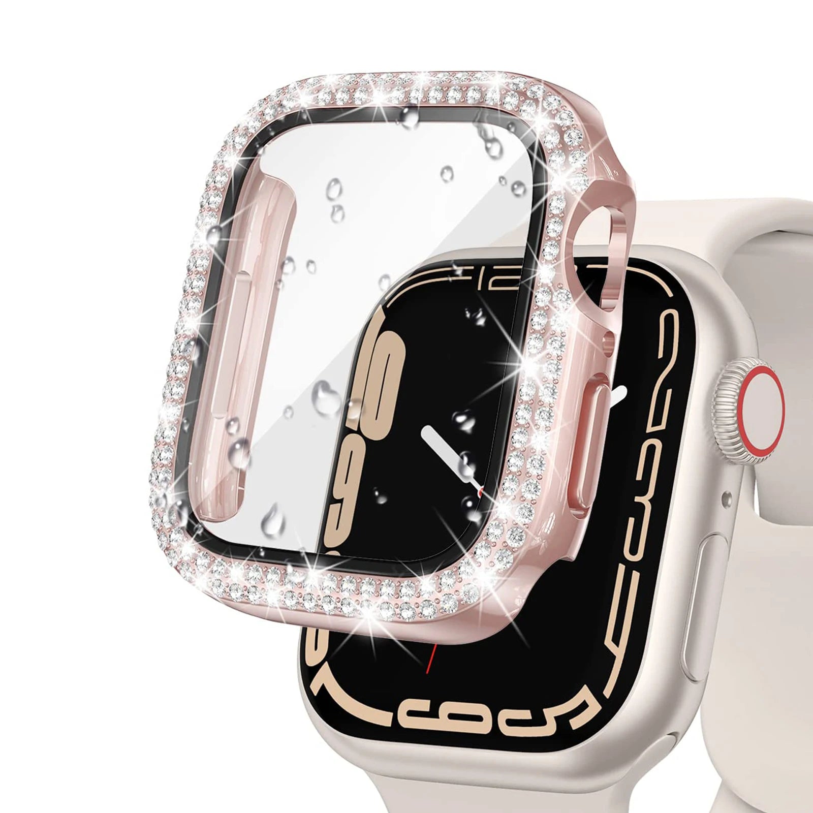 Glass & Diamond Cover For Apple Watch