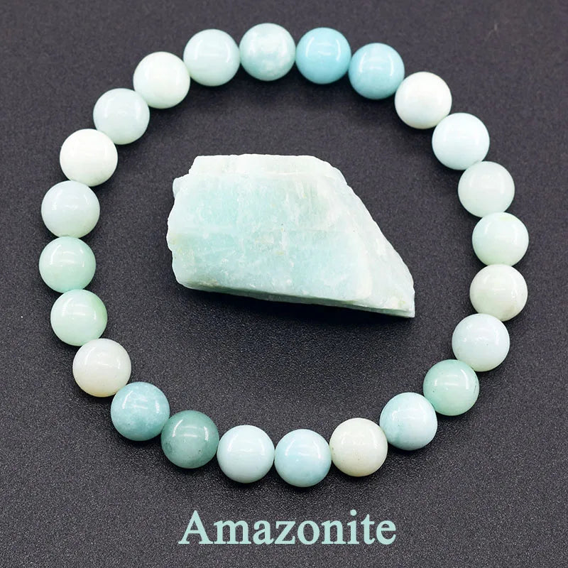 Reiki Bead Bracelets Men Women Natural Stone Health Care Jewelry
