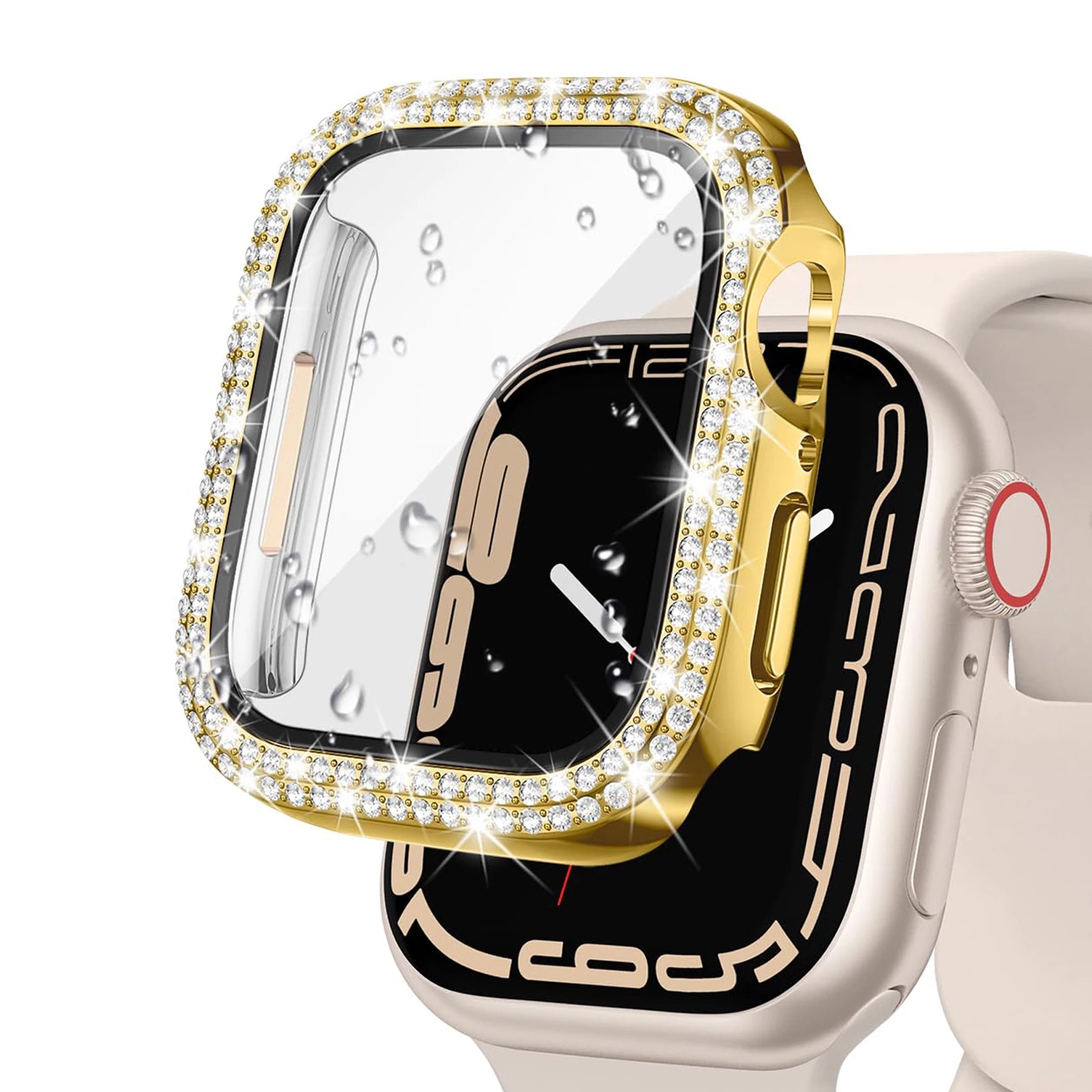 Glass & Diamond Cover For Apple Watch