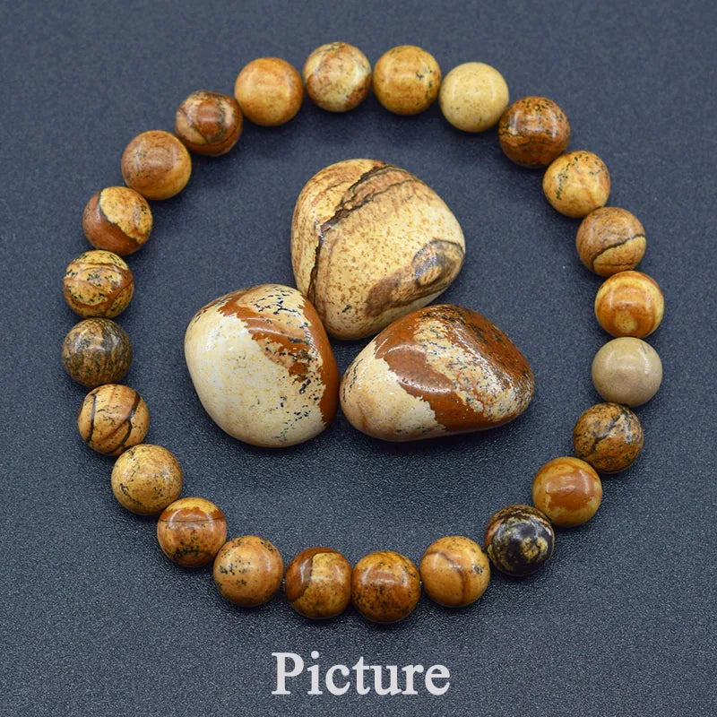Reiki Bead Bracelets Men Women Natural Stone Health Care Jewelry