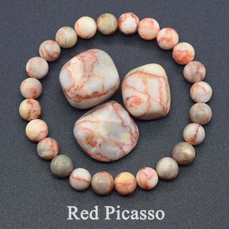 Reiki Bead Bracelets Men Women Natural Stone Health Care Jewelry