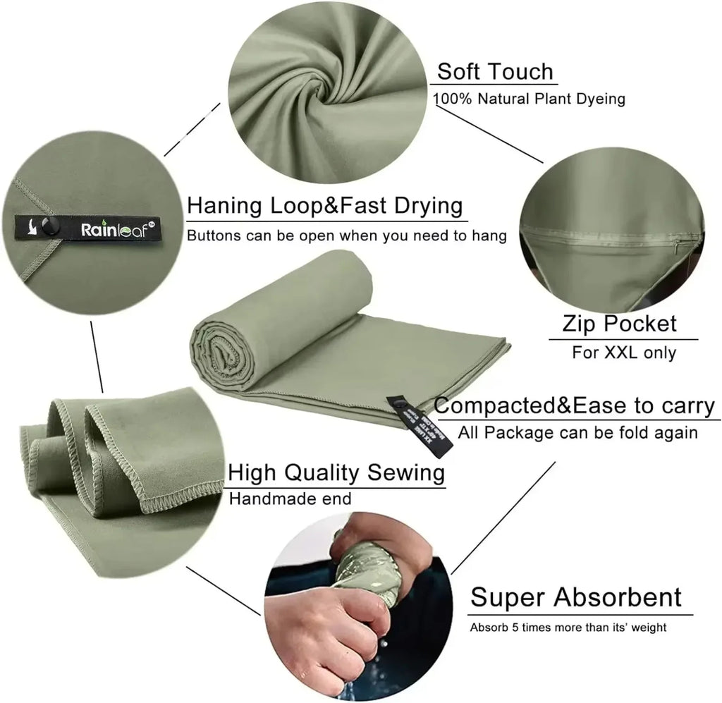 Quick-Dry Microfiber Towel