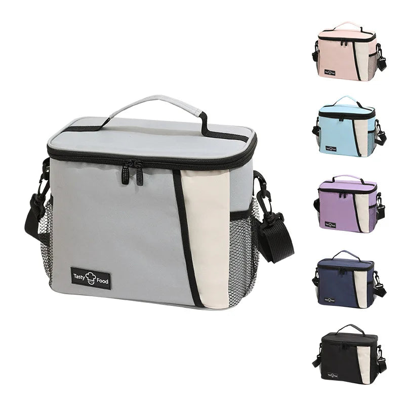 Reusable Insulated Lunch Bag Women Men Students