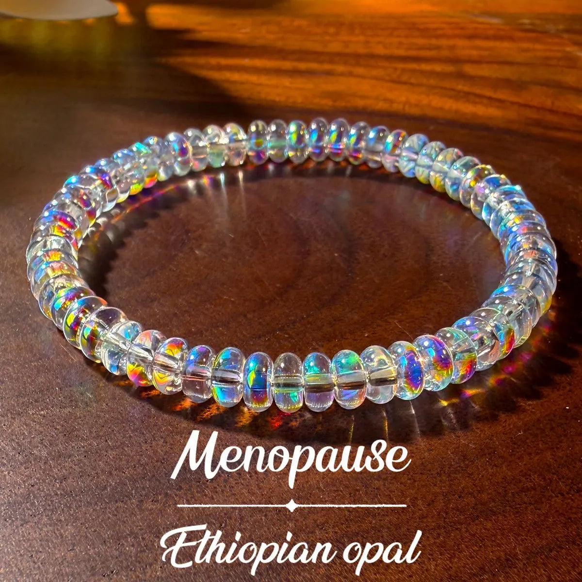 Menopause Natural Ethiopian Opal Bracelet