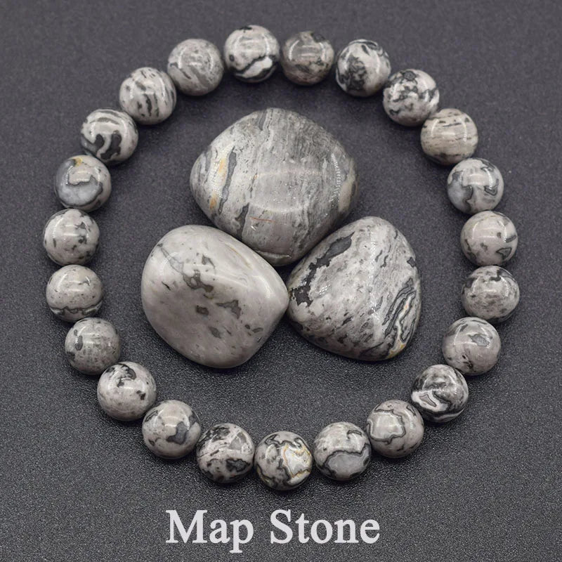 Reiki Bead Bracelets Men Women Natural Stone Health Care Jewelry