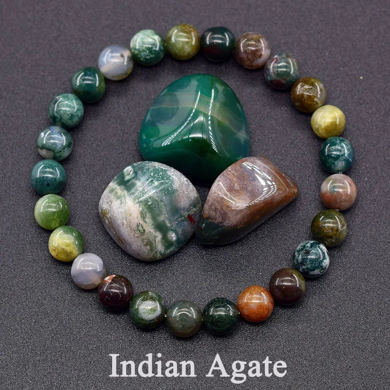Reiki Bead Bracelets Men Women Natural Stone Health Care Jewelry
