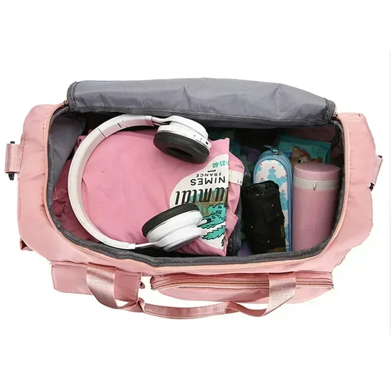 Carry On Travel Bag Gym Bag Weekender With Shoe Compartment Sports Fitness Bags
