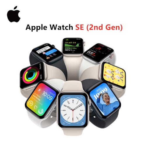 Apple Watch SE (2nd Gen) Aluminum Case with Sport Band Smart Watch