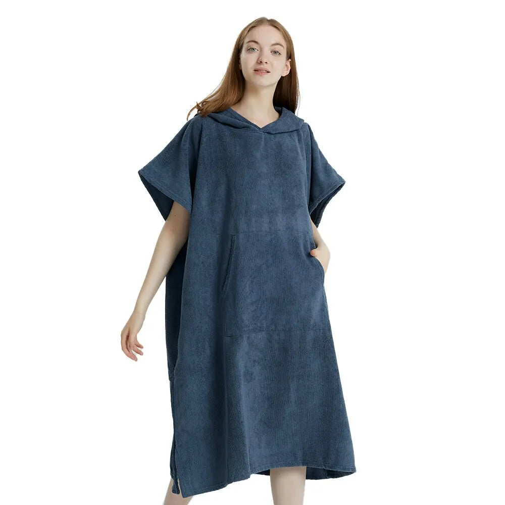 Surfer Poncho Styled Towel Hoodie